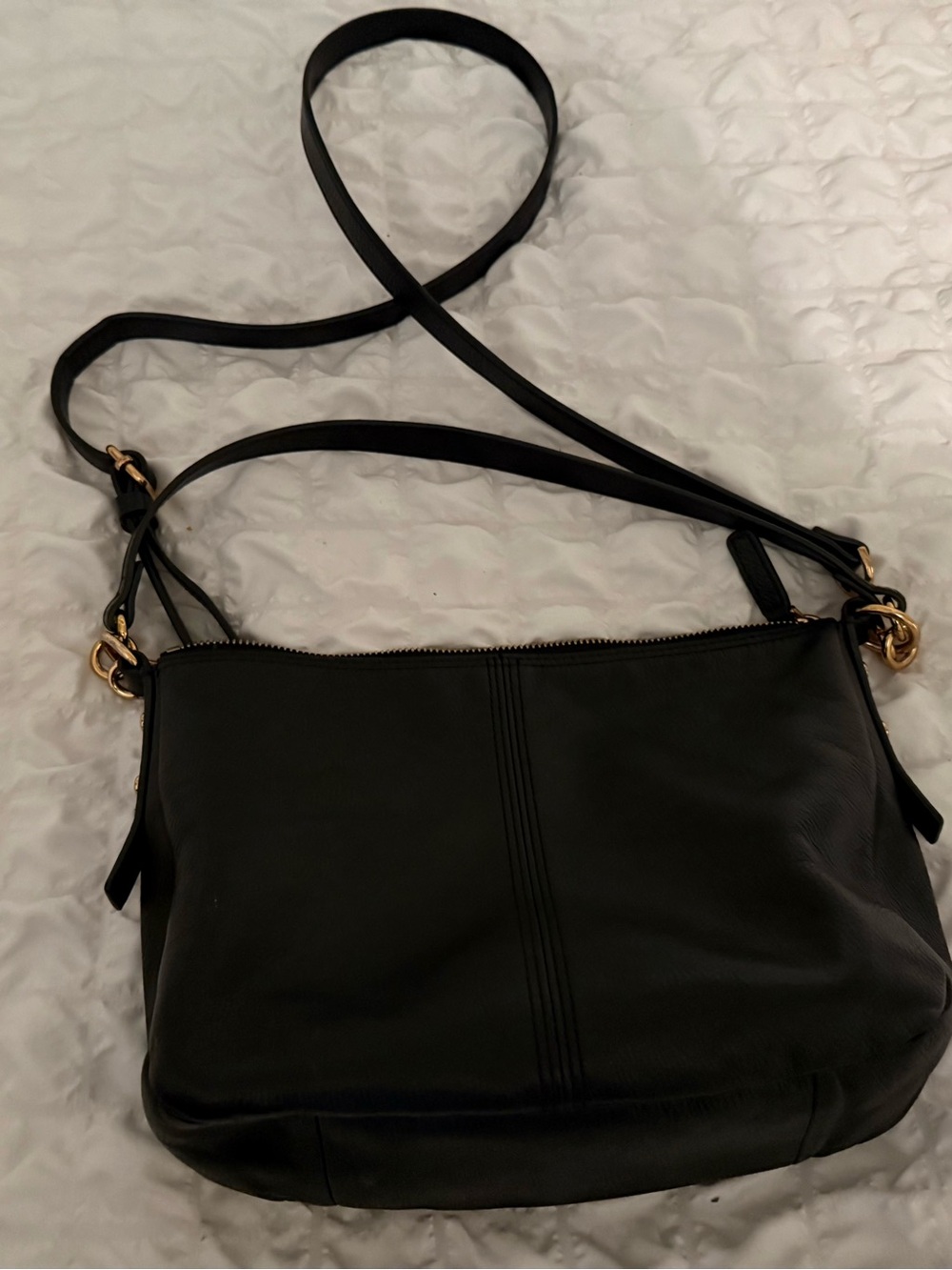Fossil Jolie Crossbody Black Leather Bag